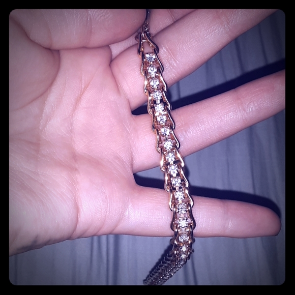 Jewelry - gold bracelet with diamonds